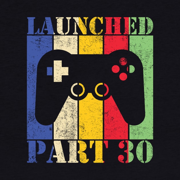 Launched Part 30 Birthday Gaming Vintage Gift by POS